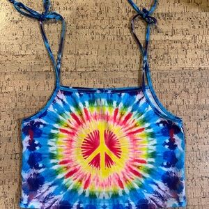 dELiA*s Colorful Tie-Dye Tank Top